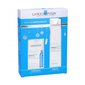 La roche posay cofanetto limited edition routine rimpolpante con hyalu b5 booster 15ml + hyalu b5 crema anti-rughe 40ml
