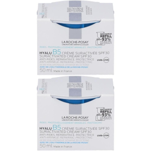 Cerca Offerte di la roche posay crema viso antirughe hyalu b5 ricarica spf 30 2x50 ml e acquista online