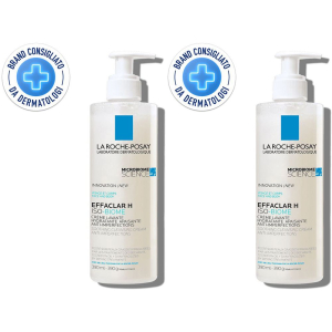 Cerca Offerte di la roche posay effaclar h iso-biome crema detergente set da 2 2x390 ml e acquista online