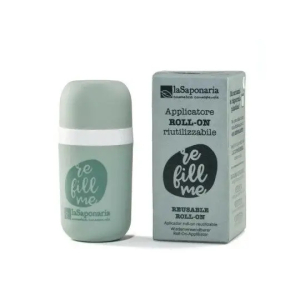 La saponaria - biodeo applicatore roll on riutilizzabile verde confezione 40 ml