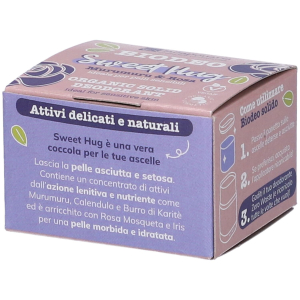 La saponaria - biodeo solido sweet hug confezione 40 gr