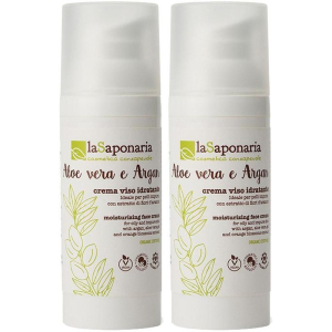 Cerca Offerte di la saponaria crema viso idratante - aloe vera e argan 2x50 ml e acquista online