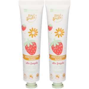 Cerca Offerte di la saponaria dentifricio lenitivo bimbi fragola set da 2 2x75 ml e acquista online