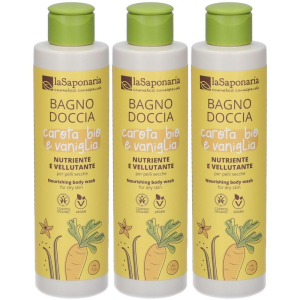 Cerca Offerte di la saponaria detergente corpo dolce schiuma vaniglia e carota 3x200 ml e acquista online