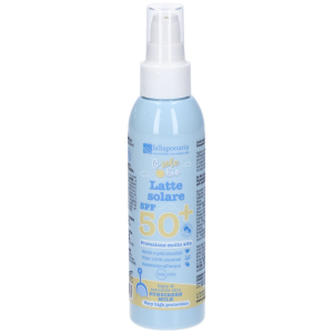 La saponaria - latte solare spf 50+ bambini e pelli sensibili confezione 125 ml