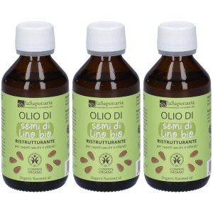 Cerca Offerte di la saponaria olio di semi lino bio 3x100 ml e acquista online