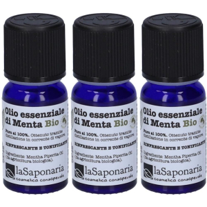Cerca Offerte di la saponaria olio essenziale di menta bio 3x10 ml e acquista online