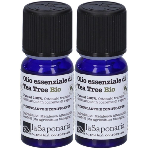 Cerca Offerte di la saponaria olio essenziale di tea tree bio 2x10 ml e acquista online