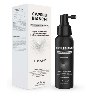 Labo - lozione trattamento riduzione capelli bianchi uomo confezione 100 ml confezione 100 ml