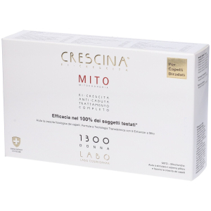 Labo suisse crescina - trattamento completo fiale capelli donna 1300, 10+10fiale