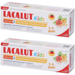 Cerca Offerte di lacalut kids dentifricio 2-6 anni 2x55 ml e acquista online