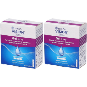 Cerca Offerte di lacrime artificiali hylovision gel sine fm 20 flaconcini da 0,35 ml 2x e acquista online