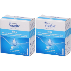 Cerca Offerte di lacrime artificiali hylovision sine 20 flaconcini da 0,40 ml 2x20x0,4 e acquista online