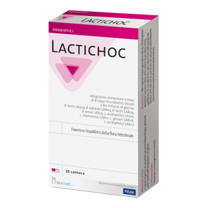 lactichoc 20 capsule biocure bugiardino cod: 941632008 