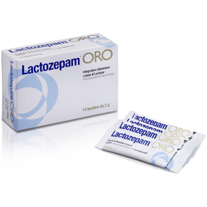 lactozepam orodispersibili 14 bustine 2g bugiardino cod: 935220412 