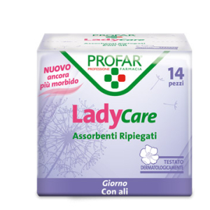 ladycare assorbenti giorno ali 14 pezzi bugiardino cod: 902731393 