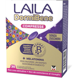 Laila dormibene - integratore per favorire un rapido addormentamento -  30 compresse