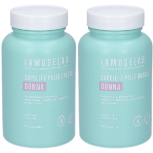 Cerca Offerte di lamuselab donna capelli pelle grassa capsule 2x68,8 g e acquista online