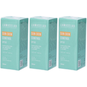 Cerca Offerte di lamuselab sun skin control crema solare viso spf50 3x50 ml solar e acquista online