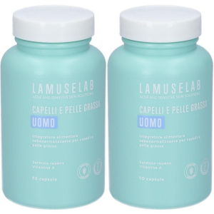 Cerca Offerte di lamuselab uomo capelli pelle grassa capsule 2x65,5 g e acquista online