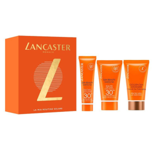 Lancaster sun beauty face cream spf30 30ml + body milk spf30 50ml + after sun lotion 50ml lancaster