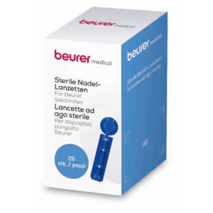Lancette pungidito beurer ago sterile gauge 28 25 pezzi