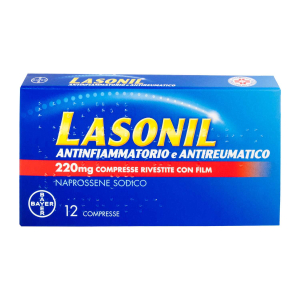 lasonil 220 mg 12 compresse rivestite bugiardino cod: 032790038 