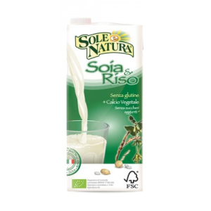 latte soja riso c/calcio 1lt bugiardino cod: 910825963 