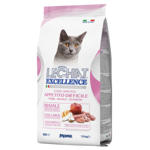 Cerca Offerte di lechat excellence appetito difficile cibo secco maiale per gatti adulti 1,5kg e acquista online