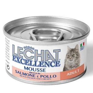 Cerca Offerte di lechat gatto excellence mousse adult salmone pollo 85gr (lattina) e acquista online