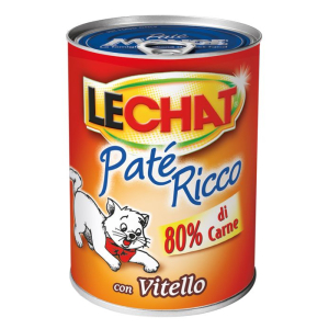 Lechat gatto pate' vitello 400gr (lattina)
