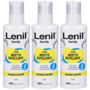 Cerca Offerte di lenil family lozione insetto repellente contro zanzare e zecche 3x75 m e acquista online