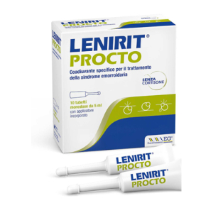 lenirit procto crema monodose 10x5ml bugiardino cod: 973341136 