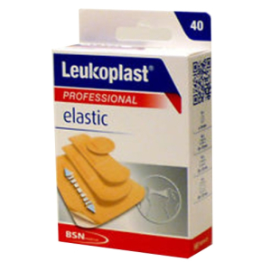 leukoplast elastic 40 pezzi assort bugiardino cod: 970487260 