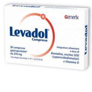 levadol cpr 20 compresse 270 mg bugiardino cod: 931600858 