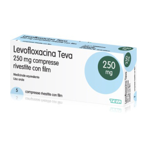 levofloxacina te*5cpr 250mg bugiardino cod: 039686047 