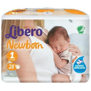 libero newborn pannolino 1 28 pezzi bugiardino cod: 925515999 