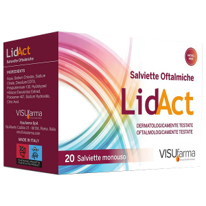 Cerca Offerte di lidact salviette oftalmiche perioculari monouso 20 pezzi e acquista online