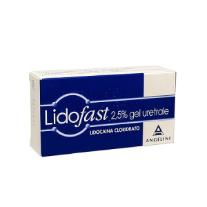 lidofast gel uretrale 2,5% 15g bugiardino cod: 034478026 