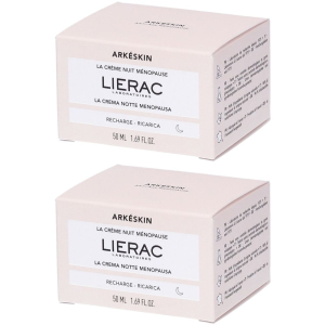 Cerca Offerte di lierac arkeskin crema notte menopausa ricarica set da 2 2x50 ml e acquista online
