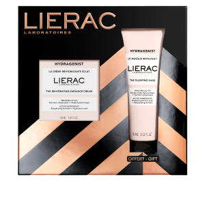 Lierac cofanetto di natale 2025 hydragenist crema - crema viso illuminante 50 ml + maschera rimpolpante 75 ml