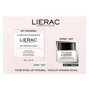
lierac cofanetto lift integral crema giorno rassodante 50ml + minitaglia crema notte rigenerante 20ml