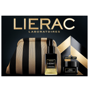 Lierac cofanetto premium the global anti-age con siero absolu premium 30?ml + crème regard premium 20?ml e pochette in regalo