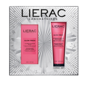 Cerca Offerte di Lierac glow fresh cofanetto regalo con siero booster illuminante 30 ml + maschera espressa rivitalizzante 75 ml e acquista online