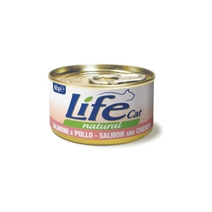 Cerca Offerte di Life cat natural salmone e pollo - alimento completo per gatti 85 gr e acquista online