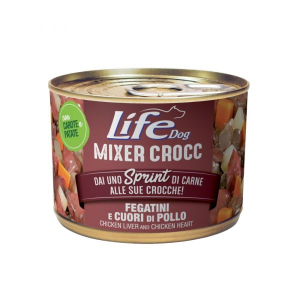 Cerca Offerte di lifepetcare life cane mixer crocc fegatini cuori di pollo 150gr (lattina) e acquista online