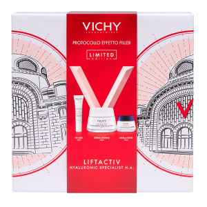 Liftactiv ha cofanetto 2025 1 liftactiv supreme pelli normali miste 50 ml + 1 liftactiv ha crema notte 15 ml omaggio + 1liftactiv uv age spf50 15 ml omaggio