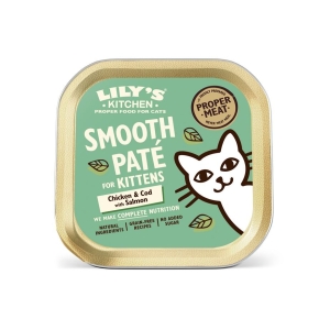 Cerca Offerte di Lily's kitchen smooth patè pollo merluzzo - alimento completo per gattini 85 gr e acquista online