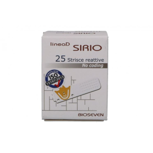 linea d sirio glicemia 25 strisce bugiardino cod: 934799204 