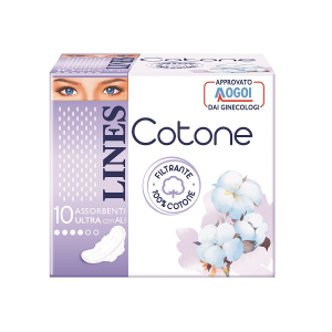 lines cotone bio ultra ali 12p bugiardino cod: 982396107 